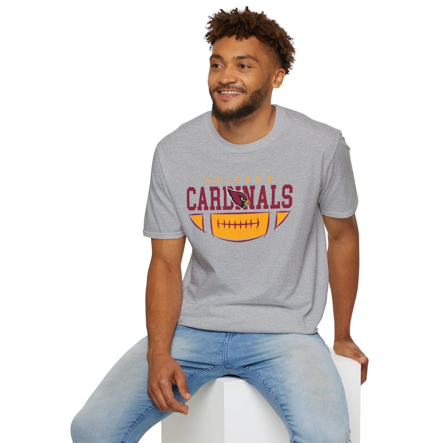 Arizona Cardinals Unisex Softstyle T-Shirt | Sports Fan Apparel, Game Day Top, Casual Wear, Gift for Him, Birthday Present