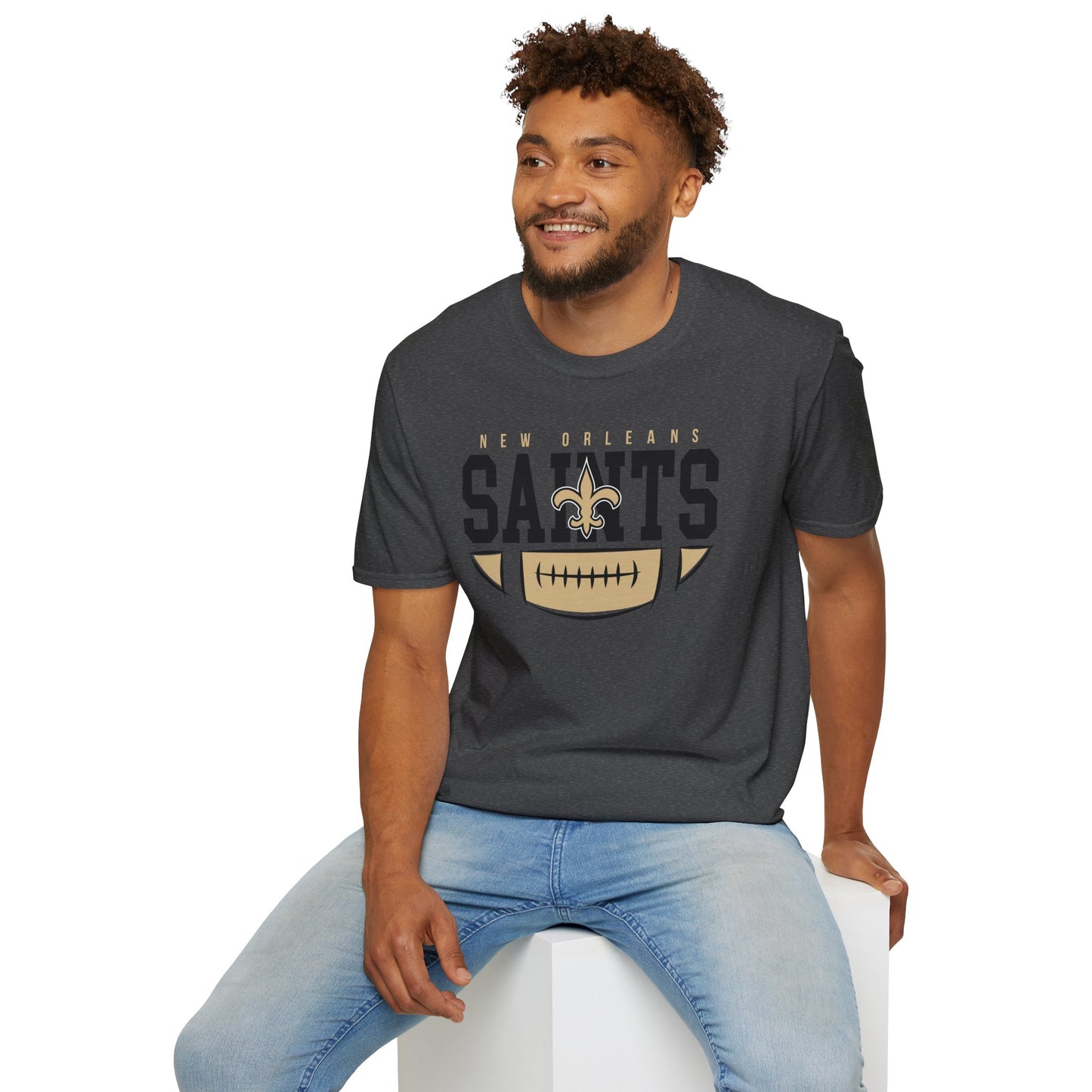 New Orleans Saints Football T-Shirt, Unisex Tee for Game Day, Sports Fan Apparel, Gift for Football Lovers, Casual Wear