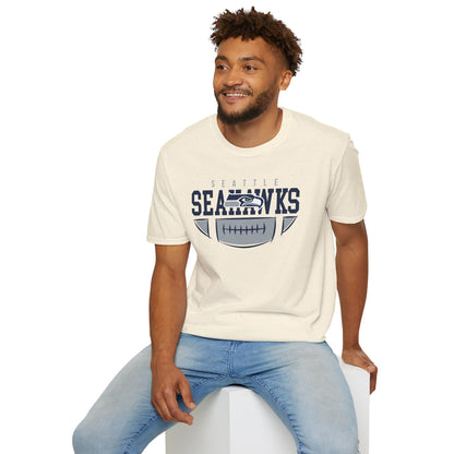 Seattle Seahawks Unisex Softstyle T-Shirt | NFL Fan Apparel, Game Day Shirt, Sports Gift, Casual Wear, Team Spirit Tee