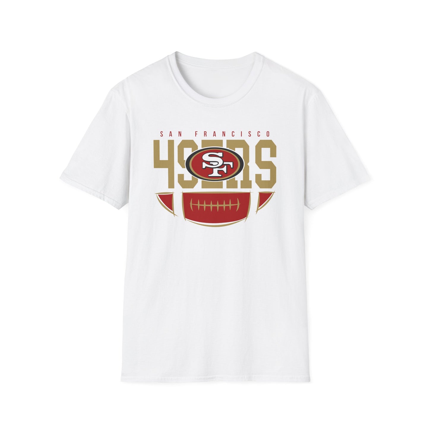 San Francisco 49ers Unisex Softstyle T-Shirt, NFL Fan Apparel, Game Day Tee, Sportswear, Gift for Football Lovers, Casual Style