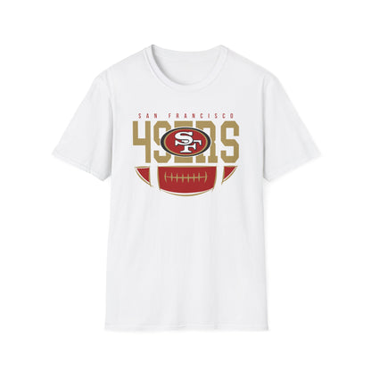 San Francisco 49ers Unisex Softstyle T-Shirt, NFL Fan Apparel, Game Day Tee, Sportswear, Gift for Football Lovers, Casual Style