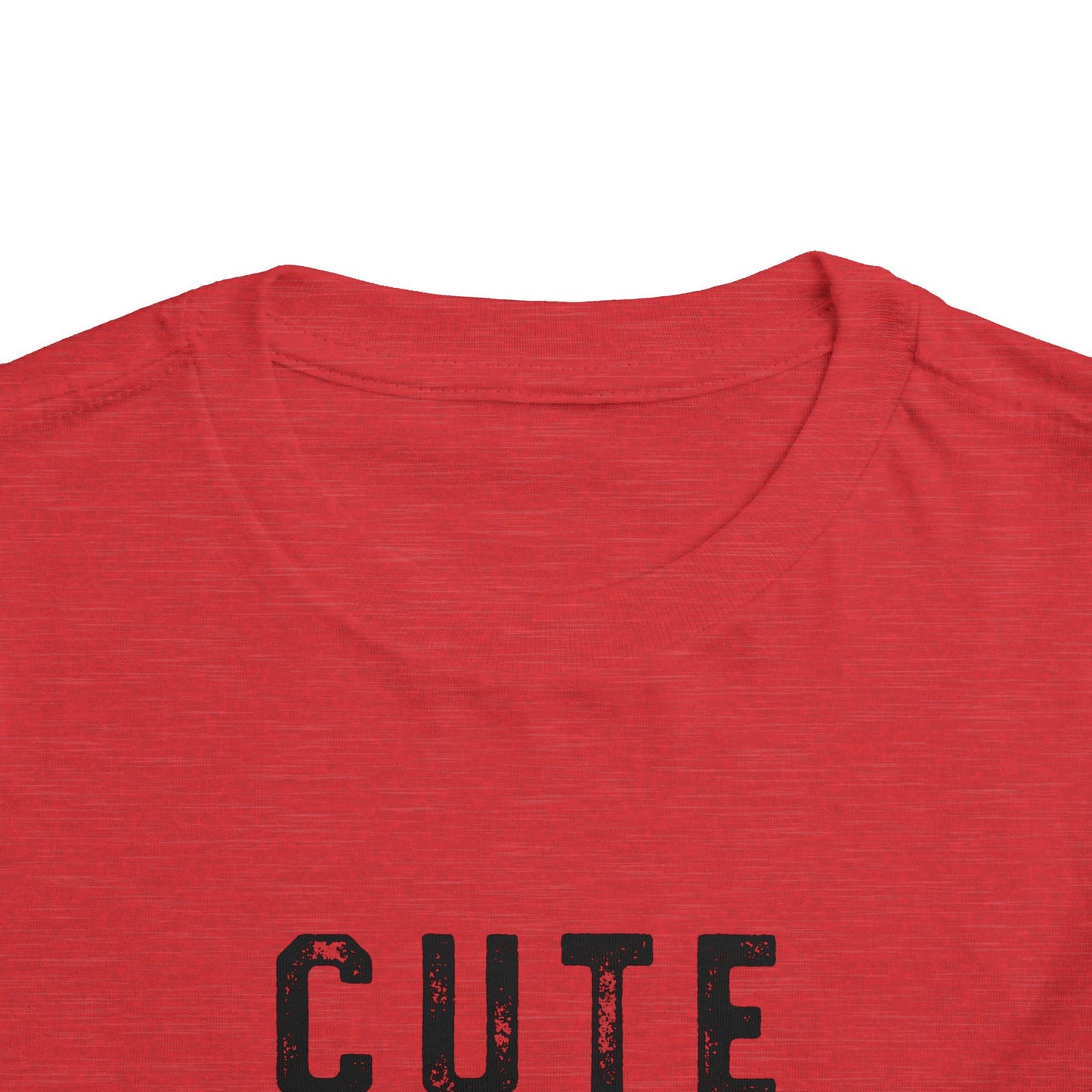 Cute & Smart Toddler Short Sleeve Tee - Fun Gift for Kids, Birthday Outfits, Playtime Apparel, Unique Toddler Fashion