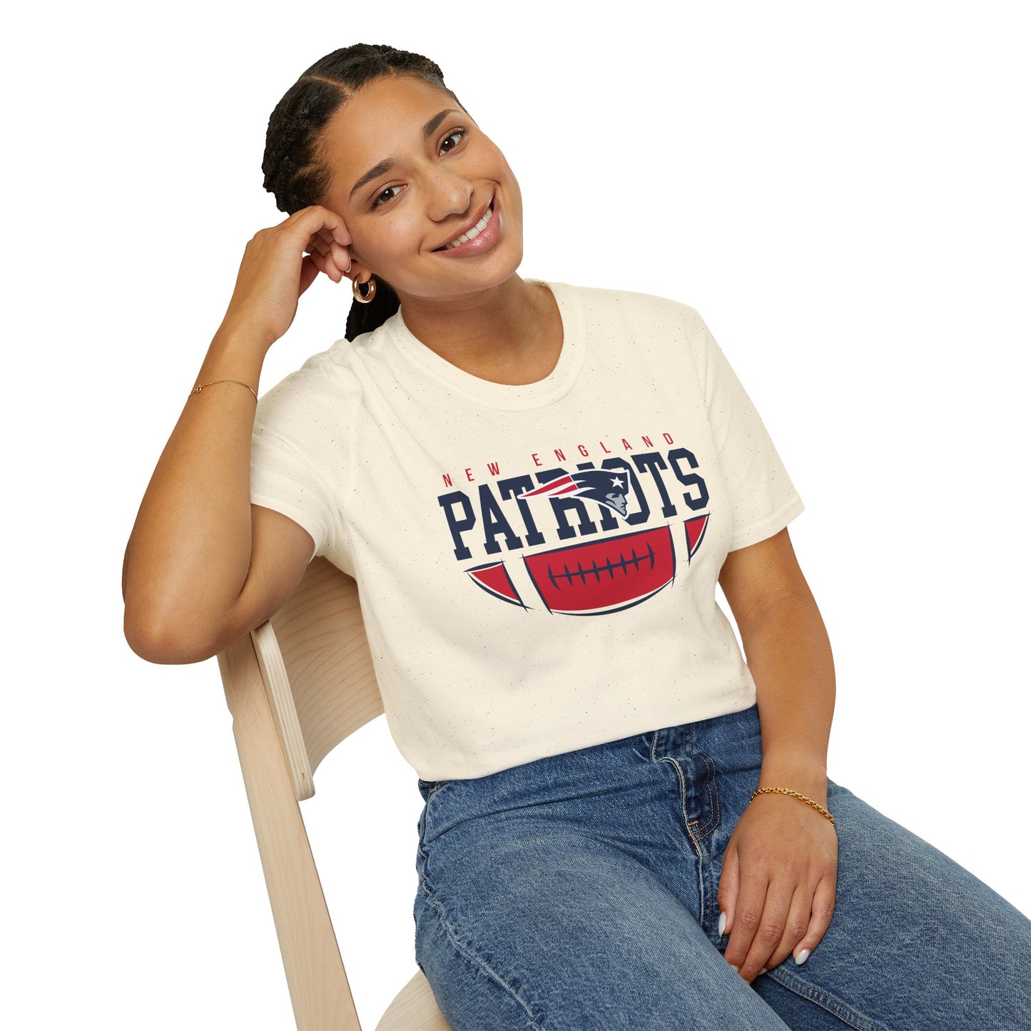New England Patriots Unisex Softstyle T-Shirt | Sports Apparel, Game Day Outfit, Gift for Fans, Comfortable Tee, NFL Merchandise