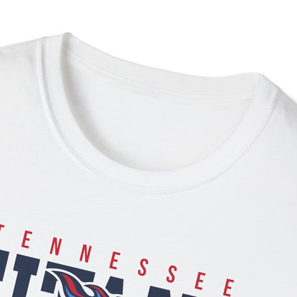 T-Shirt with Tennessee Titans Graphic, Perfect for Game Day, Sports Fans, Casual Wear, Gift for Him or Her, Unisex Apparel
