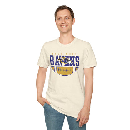 Baltimore Ravens Softstyle T-Shirt, Casual Sports Tee, Gift for Fans, Game Day Apparel, Unisex T-Shirt, Team Spirit Wear