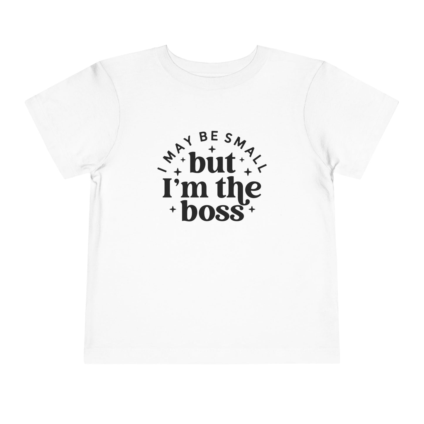 Toddler Boss Tee - Playful Short Sleeve T-Shirt, Kid's Gift, Birthday Outfit, Toddler Fashion, Parenting Humor