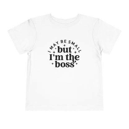 Toddler Boss Tee - Playful Short Sleeve T-Shirt, Kid's Gift, Birthday Outfit, Toddler Fashion, Parenting Humor