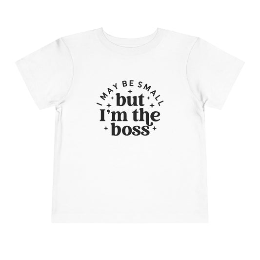 Toddler Boss Tee - Playful Short Sleeve T-Shirt, Kid's Gift, Birthday Outfit, Toddler Fashion, Parenting Humor