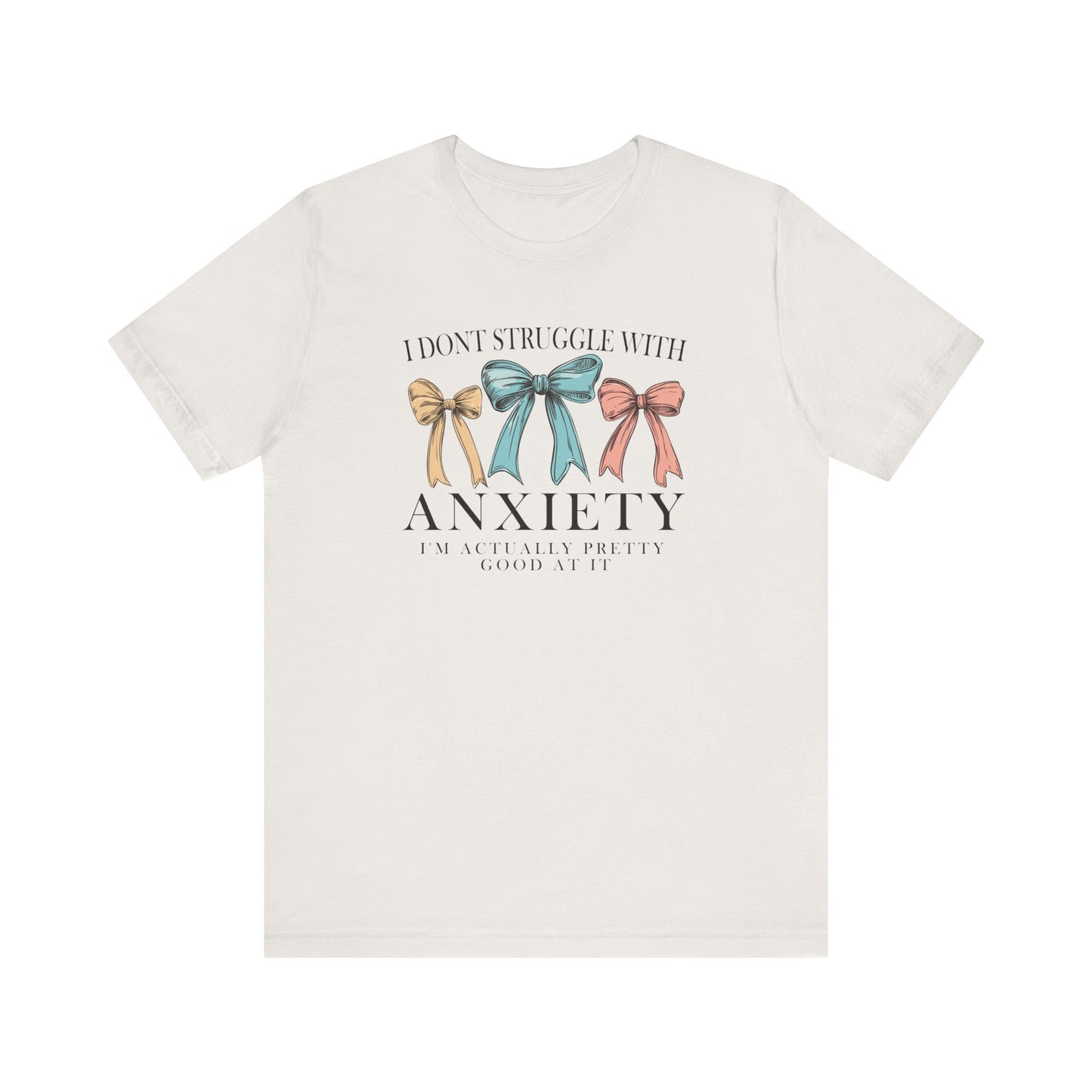 Anxiety Awareness Tee, Comfortable Unisex Shirt, Support Mental Health, Empowering Gift, Everyday Casual Wear