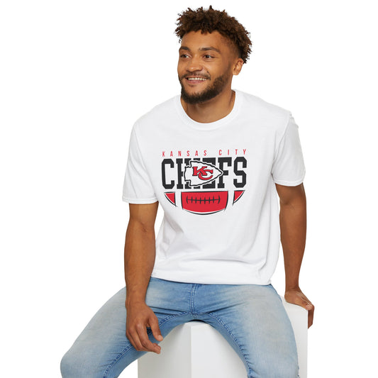 Kansas City Chiefs Unisex Softstyle T-Shirt, Football Fan Tee, Game Day Apparel, Sports Merchandise, Gift for Sports Lovers