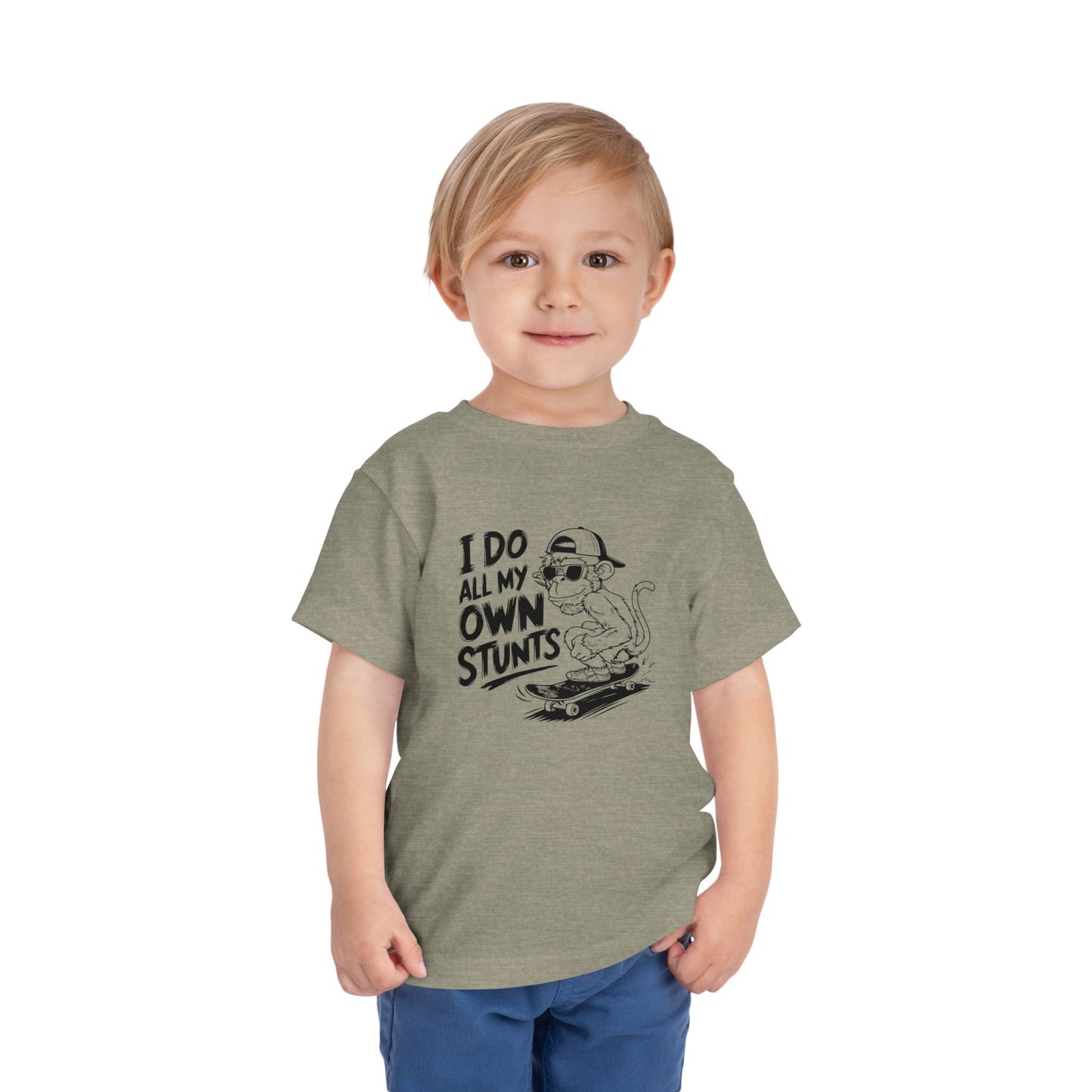 Cool Toddler Tee with Funny Skating Design, Kids Graphic Tee, Gift for Skateboard Lovers, Toddler T-Shirt for Boys, Fun Birthday Shirt