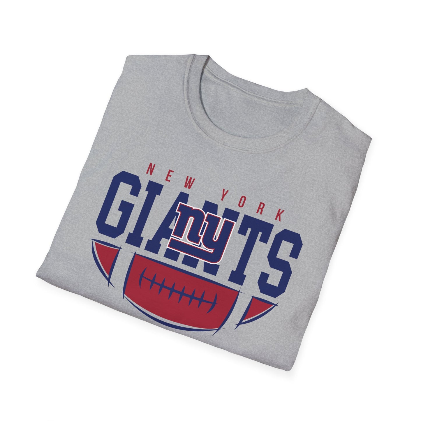 New York Giants Unisex Softstyle T-Shirt | NFL Fan Gear, Game Day Apparel, Sports Merchandise, Casual Wear, Gift for Football Lovers