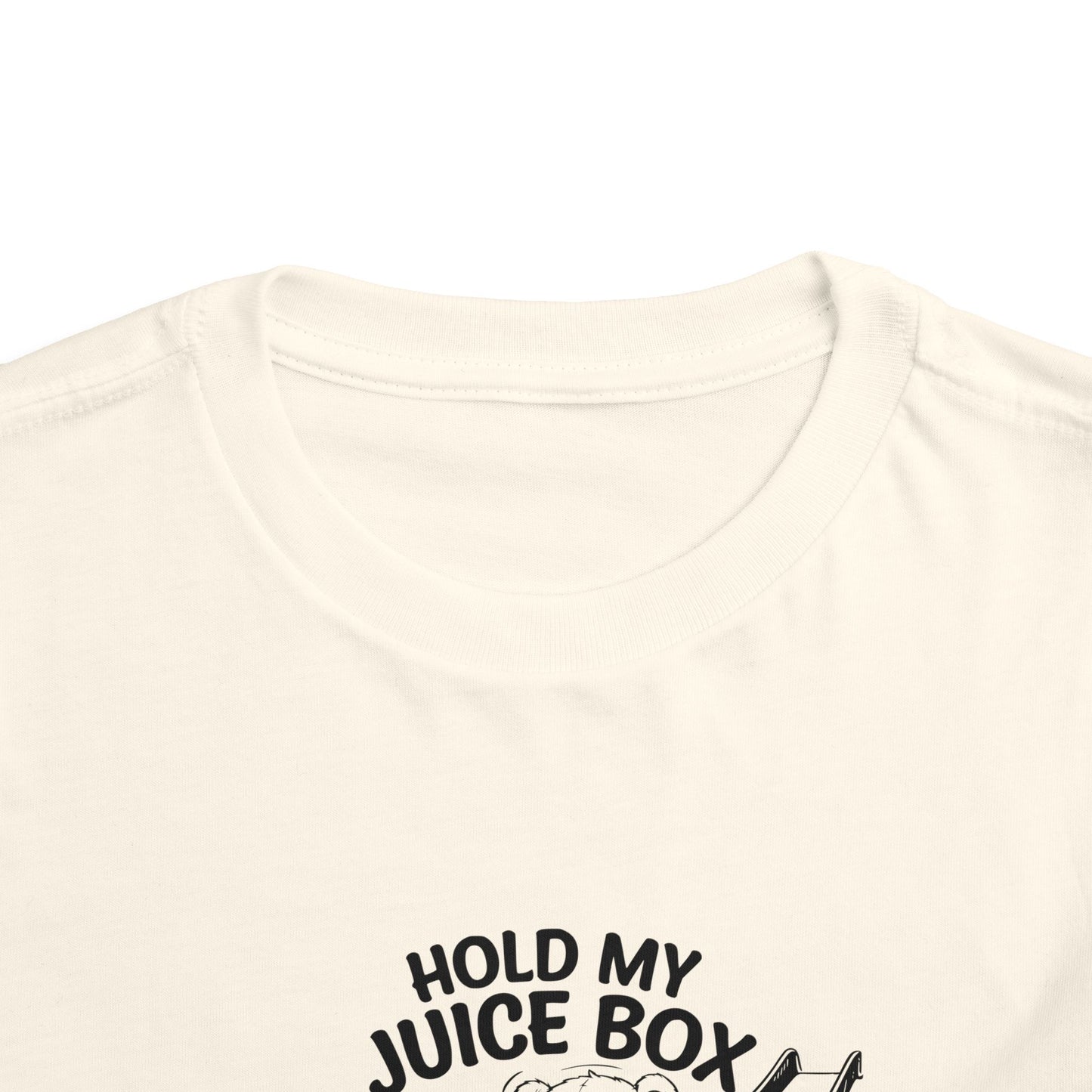 Toddler Short Sleeve Tee - "Hold My Juice Box and Watch This" Fun Kid's Shirt, Birthday Gift, Playdate Apparels, Cute Graphic Tee, [...]