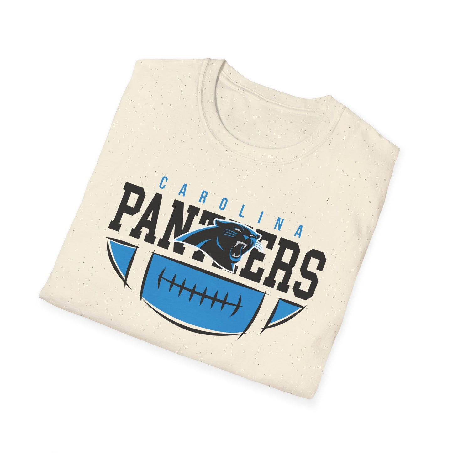 Panthers Logo Unisex Softstyle T-Shirt, Football Fan Tee, Game Day Shirt, Sports Apparel, Casual Wear, Gift for Fans