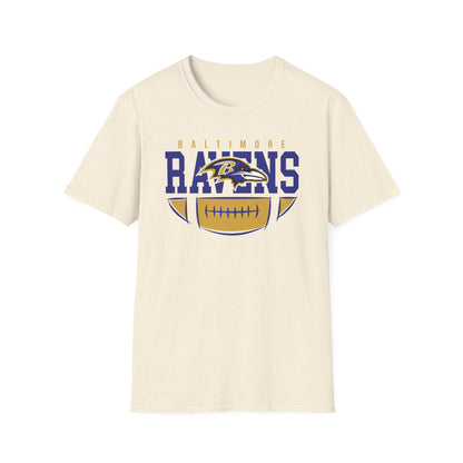 Baltimore Ravens Softstyle T-Shirt, Casual Sports Tee, Gift for Fans, Game Day Apparel, Unisex T-Shirt, Team Spirit Wear