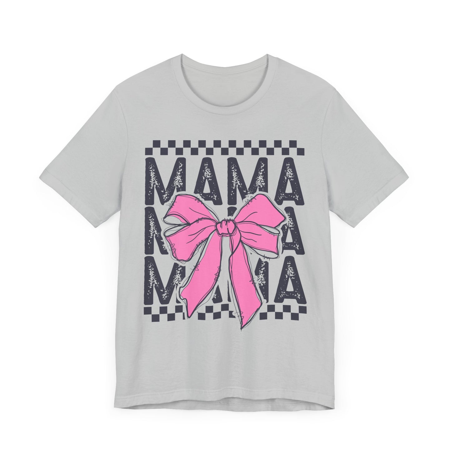 Cute Mama Bow Graphic Tee, Mother's Day Gift, Stylish T-Shirt for Moms, Everyday Wear, Birthday Gift for Her