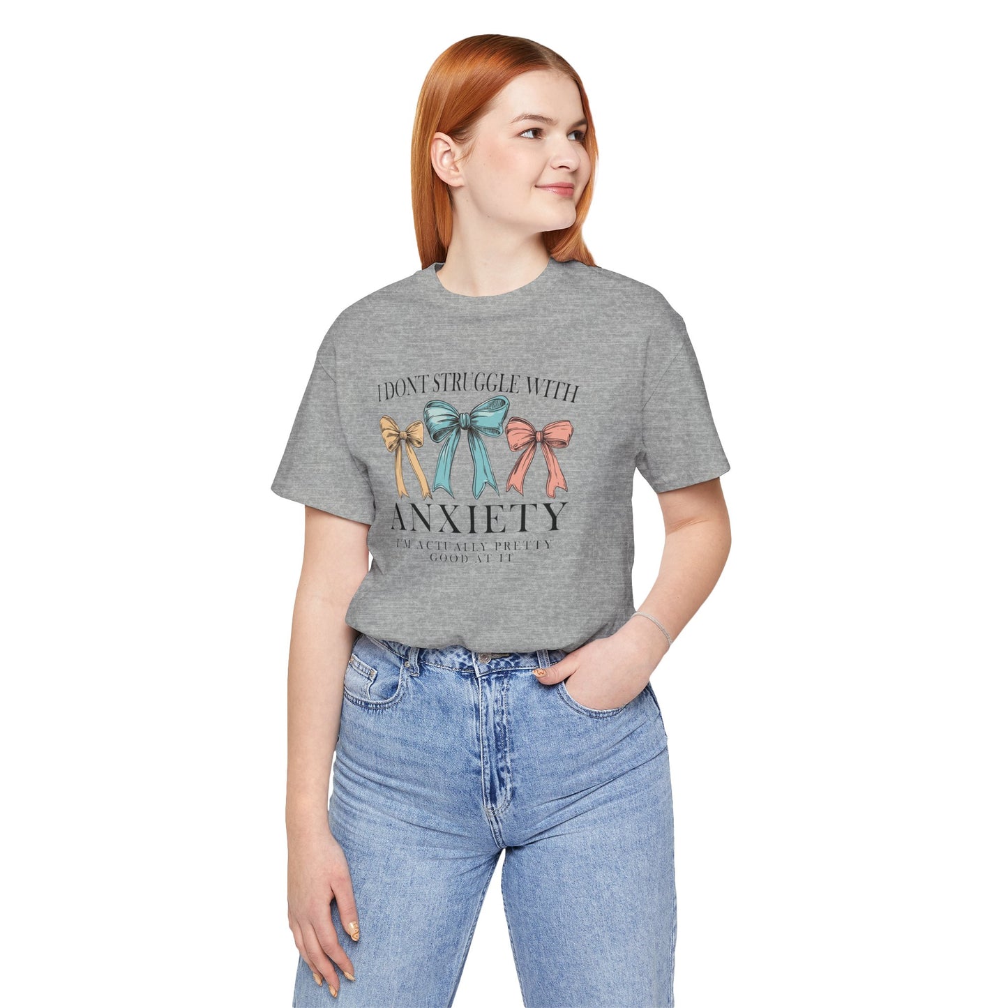 Anxiety Awareness Tee, Comfortable Unisex Shirt, Support Mental Health, Empowering Gift, Everyday Casual Wear