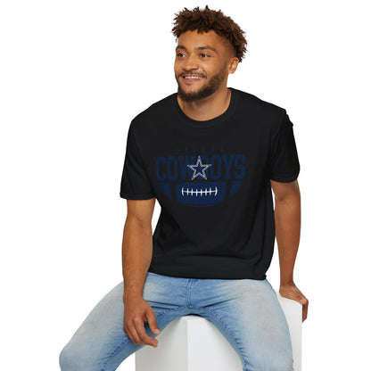 Dallas Cowboys Unisex Softstyle T-Shirt | Casual Fan Gear, Sports Apparel, Game Day Wear, Gift for Football Fans, Team Merchandise