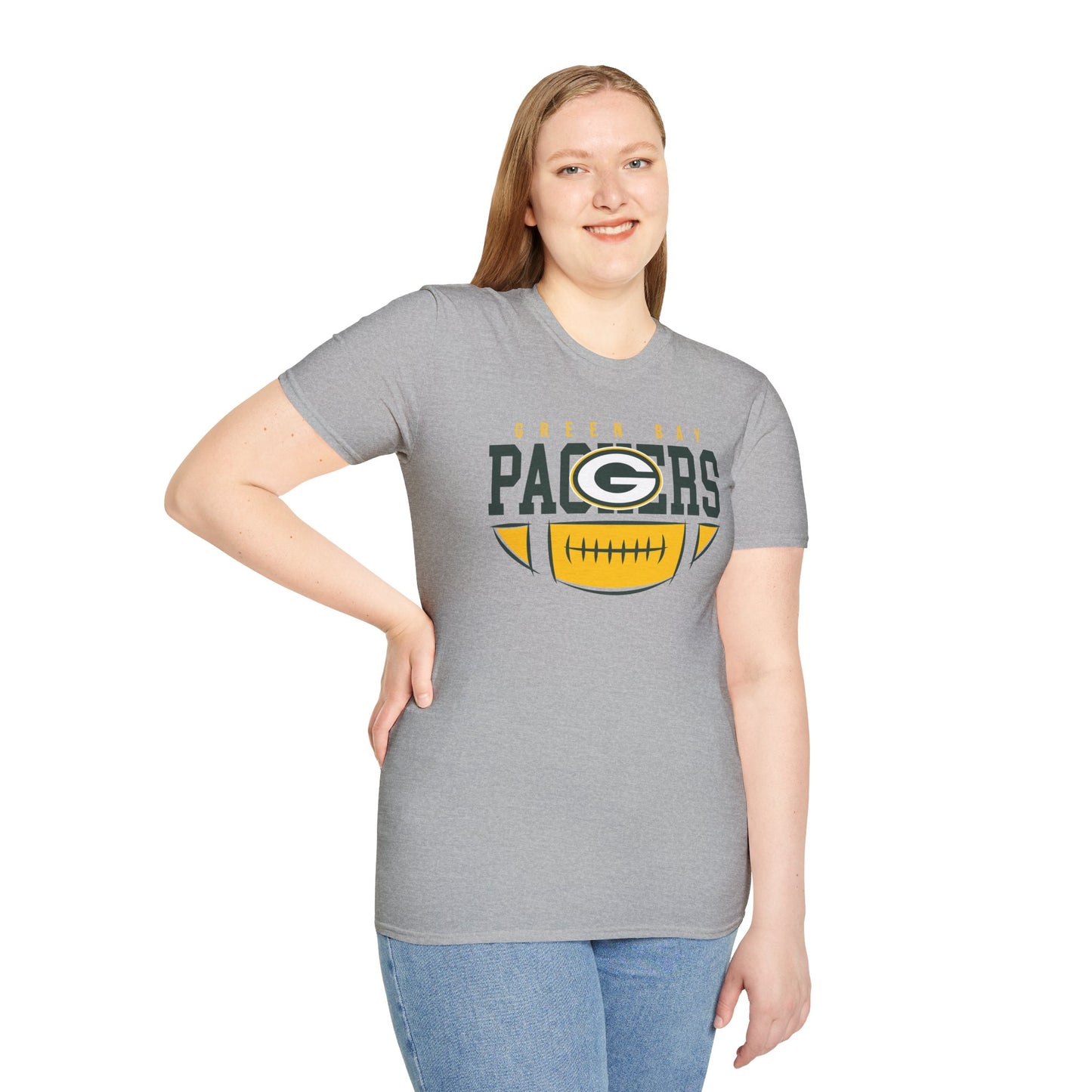 Green Bay Packers Unisex Softstyle T-Shirt - Perfect Fan Gear, Sports Apparel, Game Day Shirt, Casual Wear, Gift for Sports Lovers