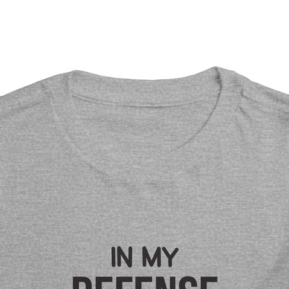 Funny Toddler Tee - "In My Defense I Was Left Unsupervised" - Cute Gift for Kids, Humor Tee, Playtime Wear, Birthday Shirt, Family [...]