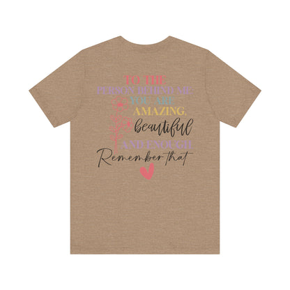 You Matter Tee: You Are Amazing, Beautiful, and Enough, Perfect Gift for Friends, Motivational T-Shirt, Women’s Empowerment [...]