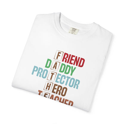 Father's Day Gift Unisex T-Shirt, Dad Appreciation Tee, Protector Provider Teacher Shirt, Everyday Casual Wear, Gift for Him