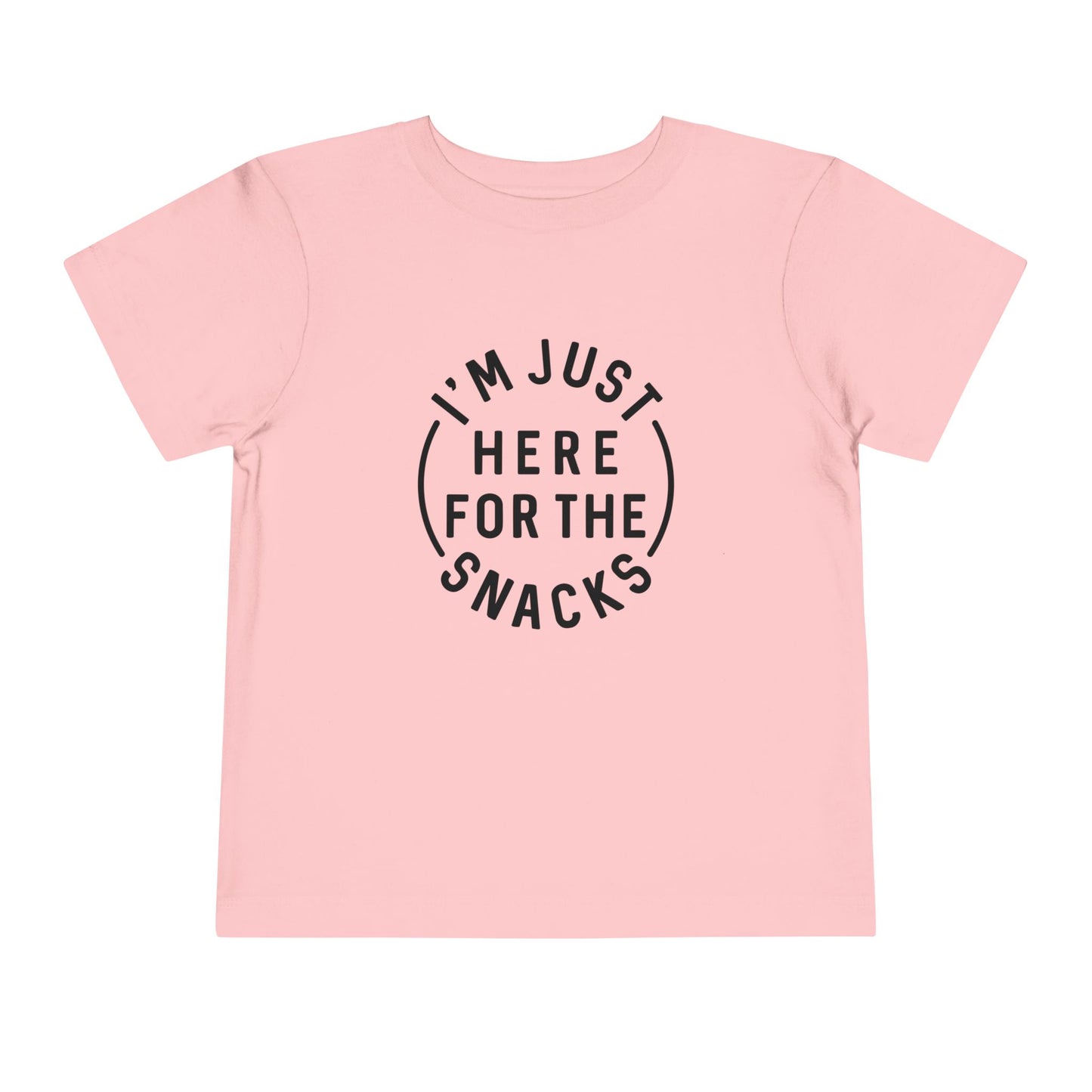 Toddler Snack Time Tee - Fun Kids T-Shirt, Toddler Birthday Gift, Snack Lover Apparel, Cute Playdate Top, Funny Kids Clothing