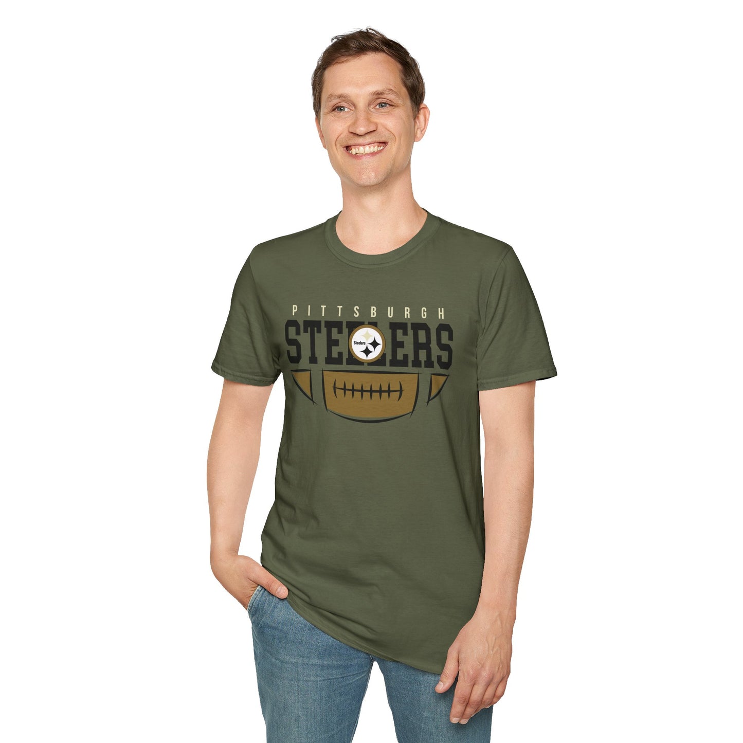 Football Fan Unisex Softstyle T-Shirt | Casual Sportswear, Great for Game Day, Gifts for Super Bowl, Team Apparel