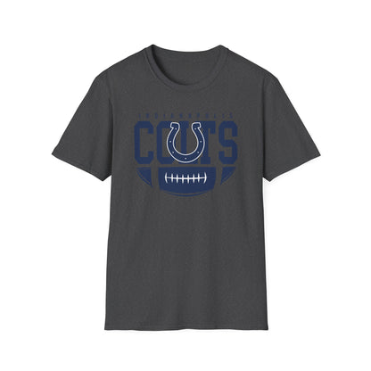 Indianapolis Colts Unisex Softstyle T-Shirt, Football Tee, Game Day Apparel, Casualwear, Sports Fan Gear, Gift for Him/Her