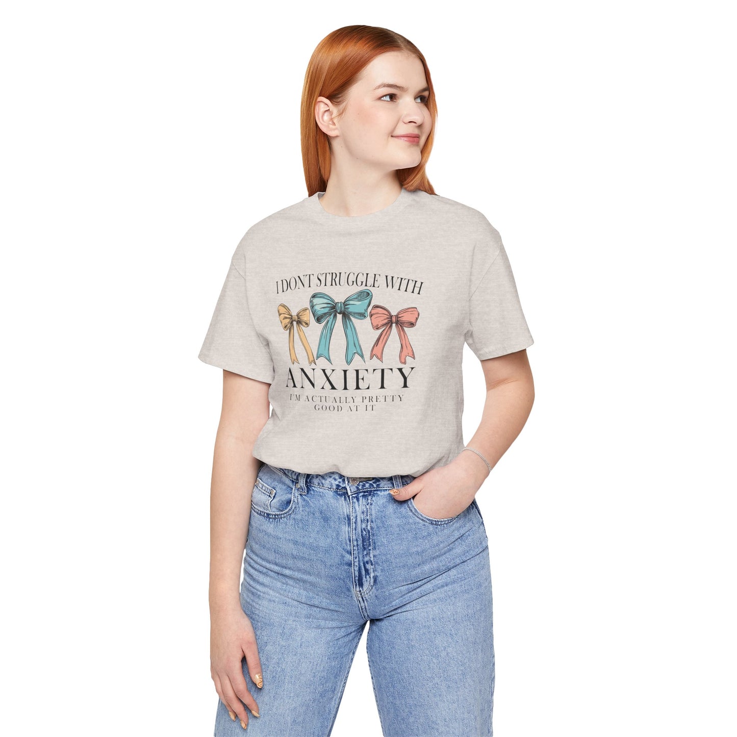Anxiety Awareness Tee, Comfortable Unisex Shirt, Support Mental Health, Empowering Gift, Everyday Casual Wear