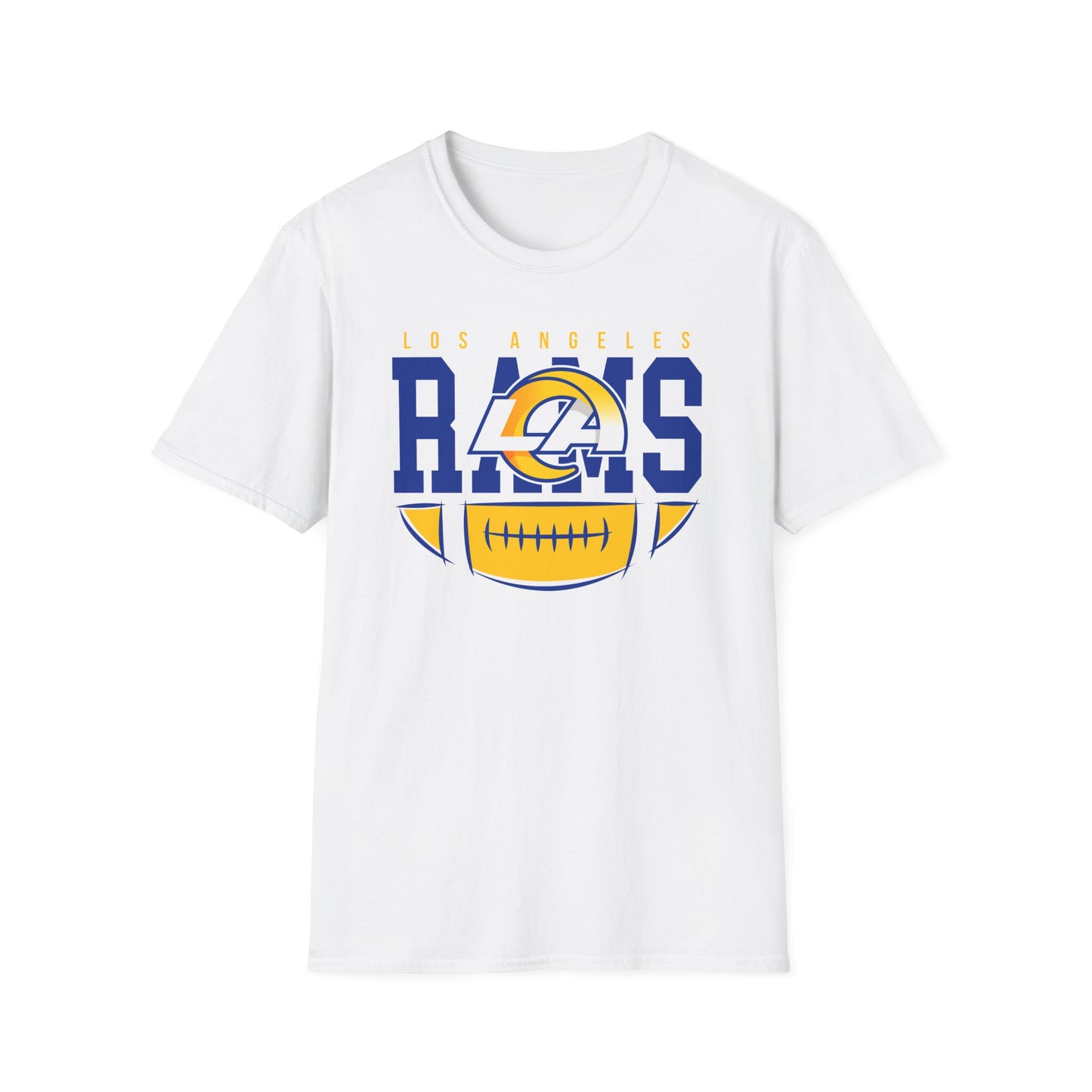 Los Angeles Rams Unisex Softstyle T-Shirt, Football Fan Apparel, Game Day Outfit, Sports Gift, Casual Wear, Team Spirit Tee