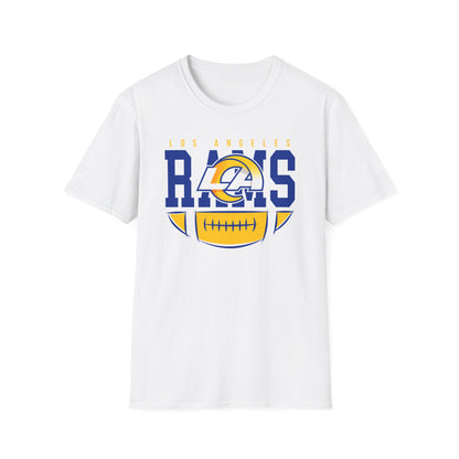 Los Angeles Rams Unisex Softstyle T-Shirt, Football Fan Apparel, Game Day Outfit, Sports Gift, Casual Wear, Team Spirit Tee