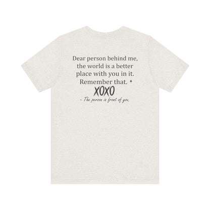 You Tee, Positive Message T-Shirt, Gift for Friends, Motivational Apparel, Unisex Casual Wear, Birthday Present