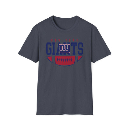 New York Giants Unisex Softstyle T-Shirt | NFL Fan Gear, Game Day Apparel, Sports Merchandise, Casual Wear, Gift for Football Lovers