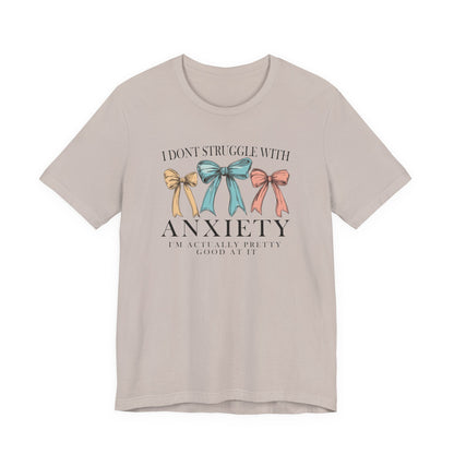 Anxiety Awareness Tee, Comfortable Unisex Shirt, Support Mental Health, Empowering Gift, Everyday Casual Wear