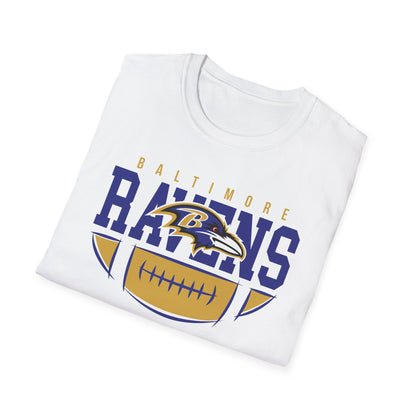 Baltimore Ravens Softstyle T-Shirt, Casual Sports Tee, Gift for Fans, Game Day Apparel, Unisex T-Shirt, Team Spirit Wear