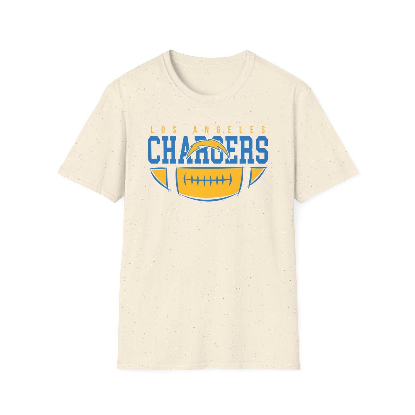 Unisex Softstyle T-Shirt - Chargers Football Pride, Casual Wear, Game Day Tee, Sports Fan Shirt, Gift for Him/Her