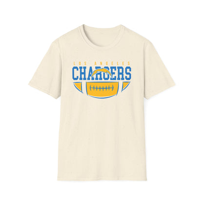 Unisex Softstyle T-Shirt - Chargers Football Pride, Casual Wear, Game Day Tee, Sports Fan Shirt, Gift for Him/Her