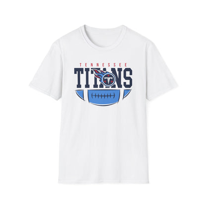 T-Shirt with Tennessee Titans Graphic, Perfect for Game Day, Sports Fans, Casual Wear, Gift for Him or Her, Unisex Apparel