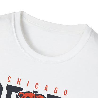 Chicago Bears Unisex Softstyle T-Shirt, Game Day Tee, Football Apparel, Sports Fan Shirt, Casual Wear, Tailgating Outfit