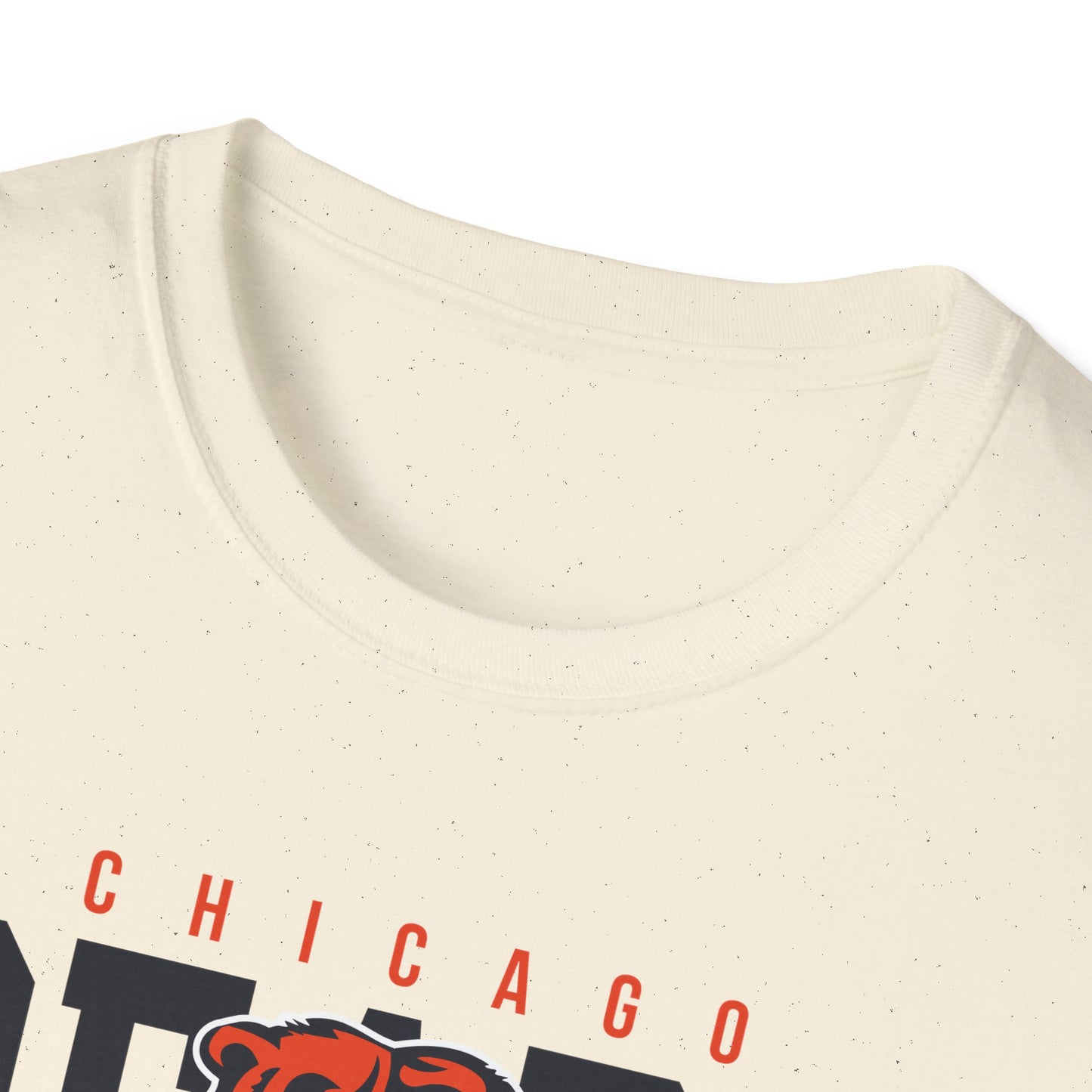 Chicago Bears Unisex Softstyle T-Shirt, Game Day Tee, Football Apparel, Sports Fan Shirt, Casual Wear, Tailgating Outfit