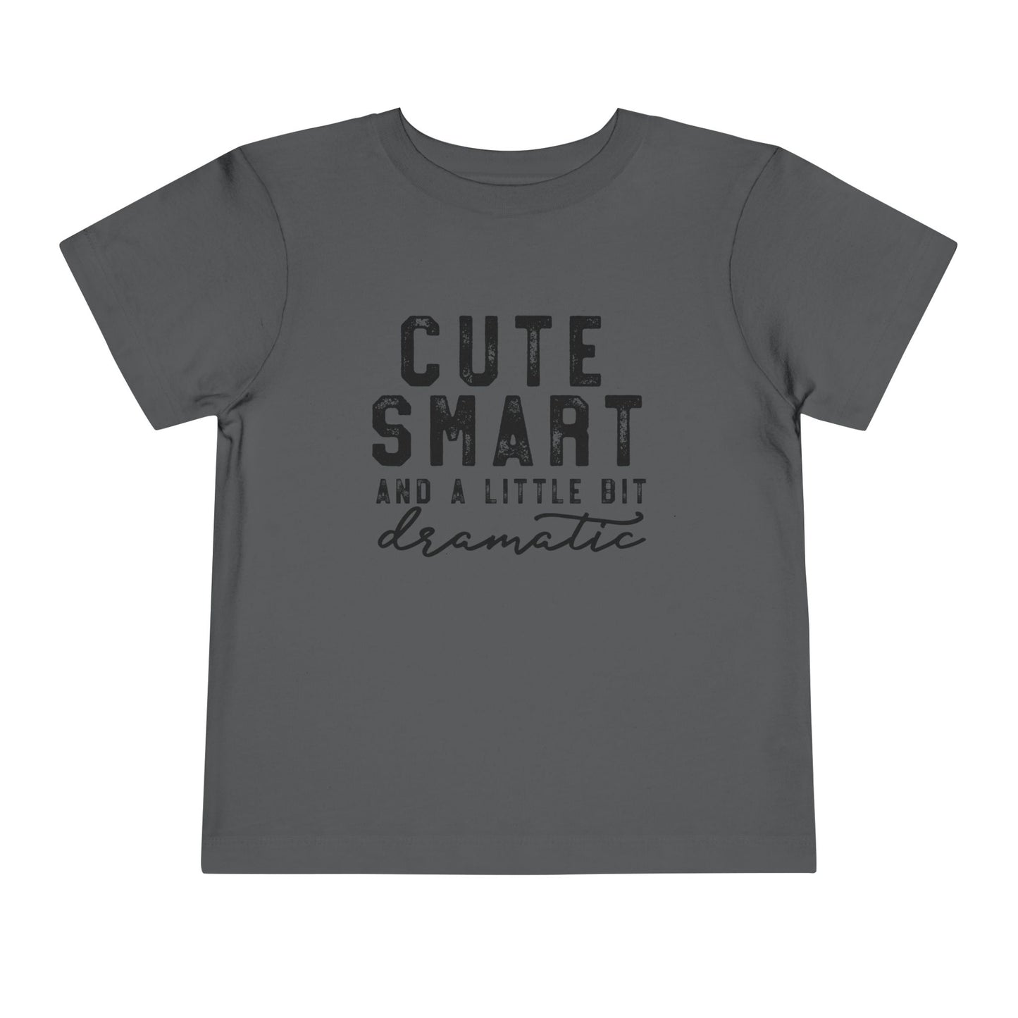Cute & Smart Toddler Short Sleeve Tee - Fun Gift for Kids, Birthday Outfits, Playtime Apparel, Unique Toddler Fashion