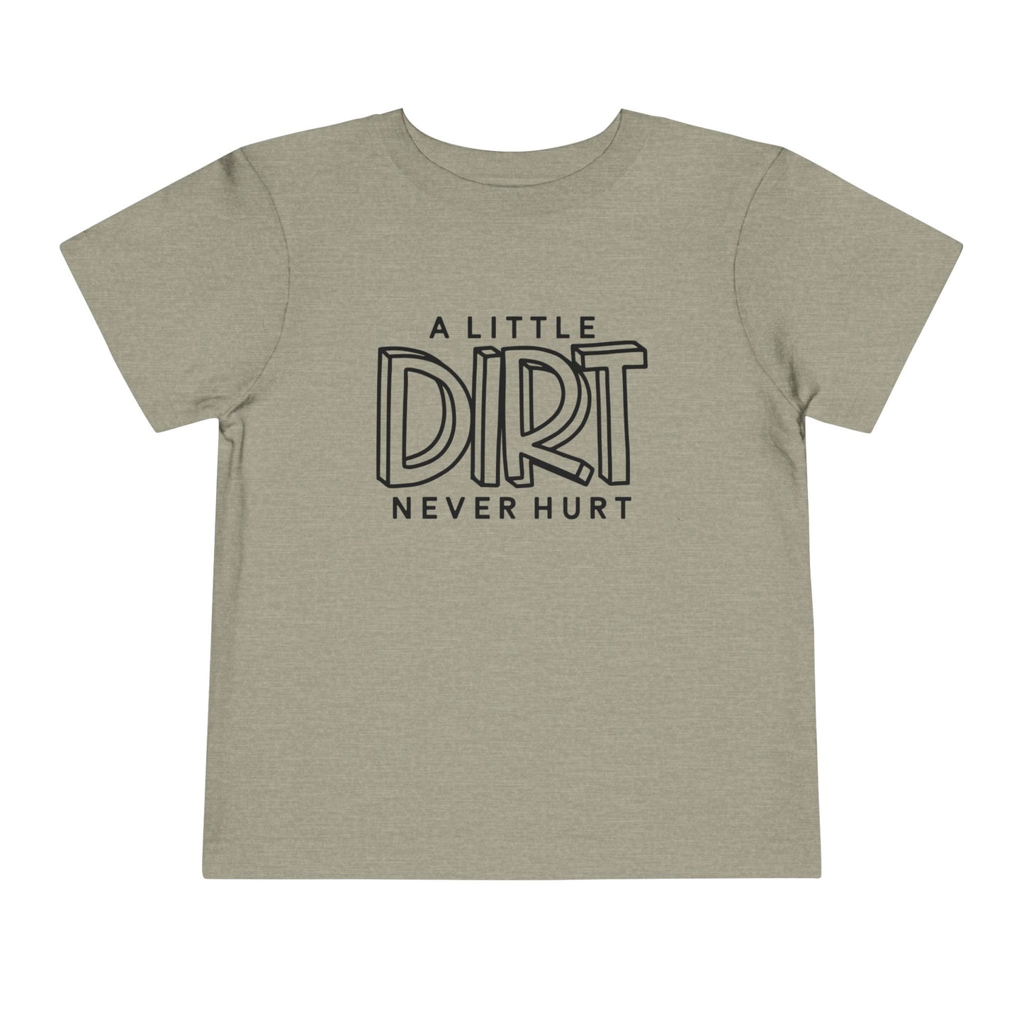 Toddler Dirt Never Hurt Tee, Kids Shirt, Playful Toddler Tee, Children's T-Shirt, Outdoor Fun, Birthday Gift, Playdate Attire