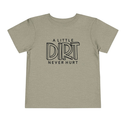 Toddler Dirt Never Hurt Tee, Kids Shirt, Playful Toddler Tee, Children's T-Shirt, Outdoor Fun, Birthday Gift, Playdate Attire