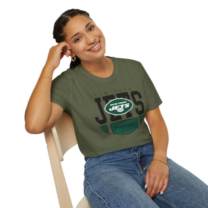 New York Jets Softstyle Unisex T-Shirt, Perfect for Game Day, Sports Fan Apparel, Casual Wear, NFL Gifts, Men's & Women's Fashion