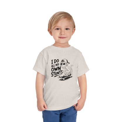 Cool Toddler Tee with Funny Skating Design, Kids Graphic Tee, Gift for Skateboard Lovers, Toddler T-Shirt for Boys, Fun Birthday Shirt