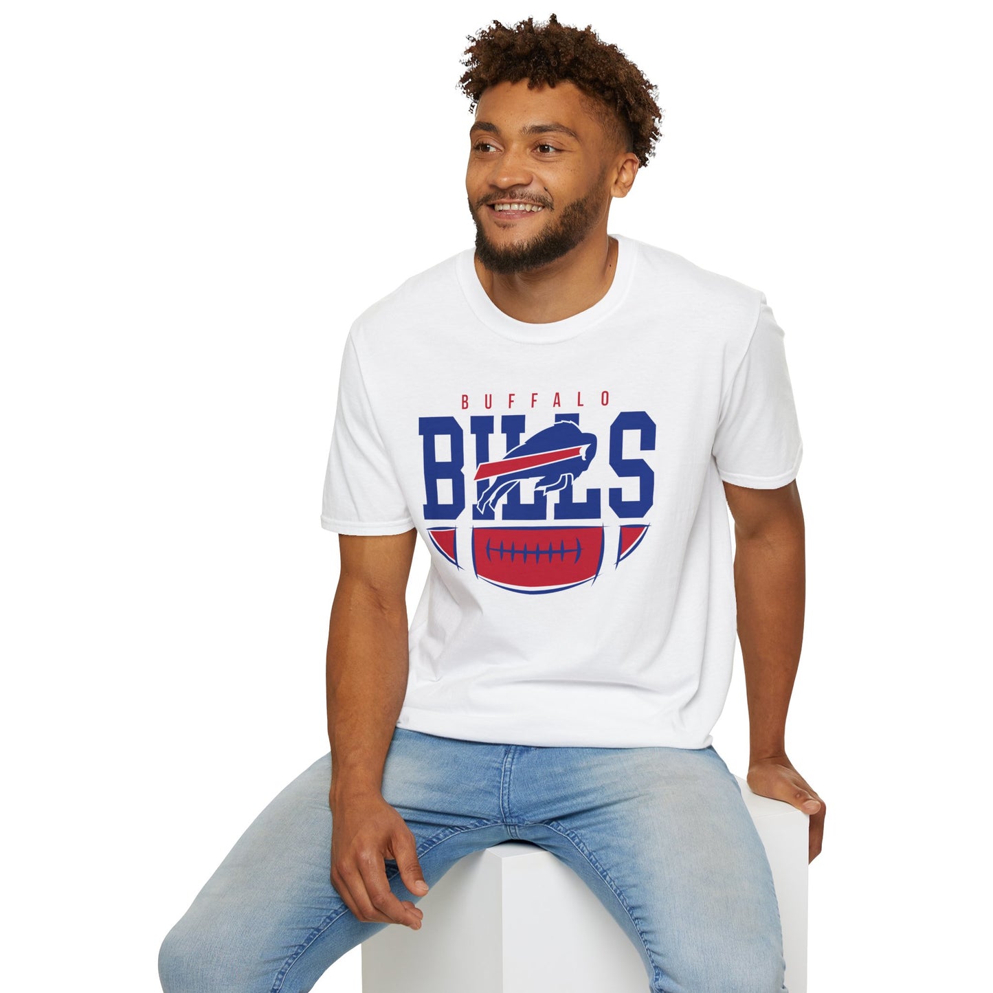 Buffalo Bills Unisex Softstyle T-Shirt | Game Day Attire, Sports Fan Apparel, Casual Wear, Gift for Sports Lovers