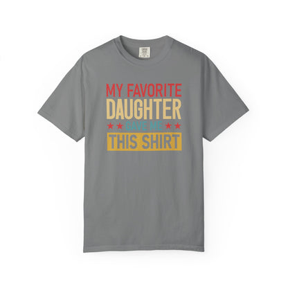 My Favorite Daughter T-shirt, Gift for Dad, Unisex Tee, Family Love Shirt, Father’s Day Gift, Casual Everyday Wear