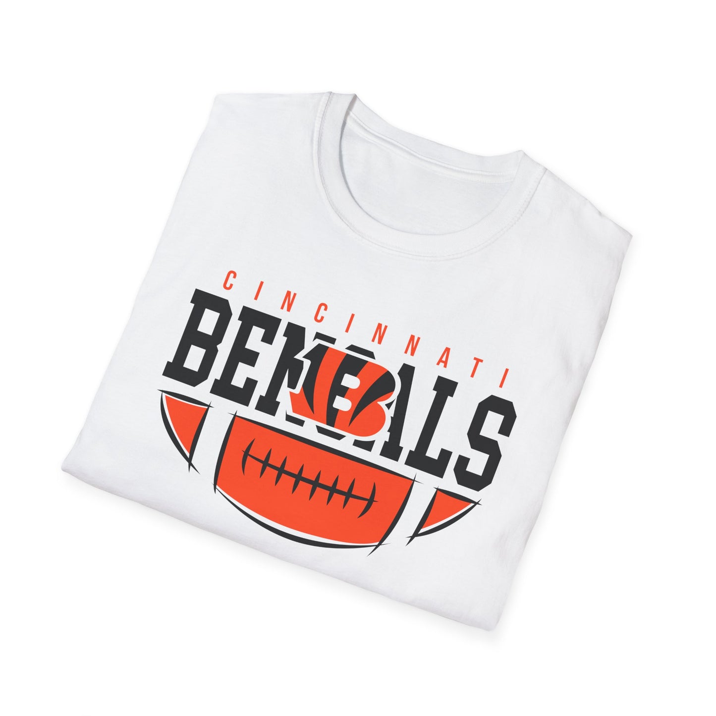 Cincinnati Bengals Fan T-Shirt, Unisex Softstyle Tee, Game Day Shirt, Sports Apparel, Casual Wear