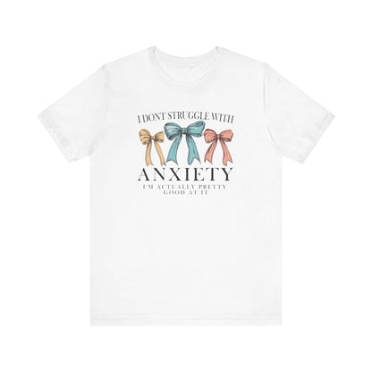 Anxiety Awareness Tee, Comfortable Unisex Shirt, Support Mental Health, Empowering Gift, Everyday Casual Wear